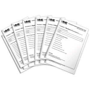 Exam maths worksheets by topic
