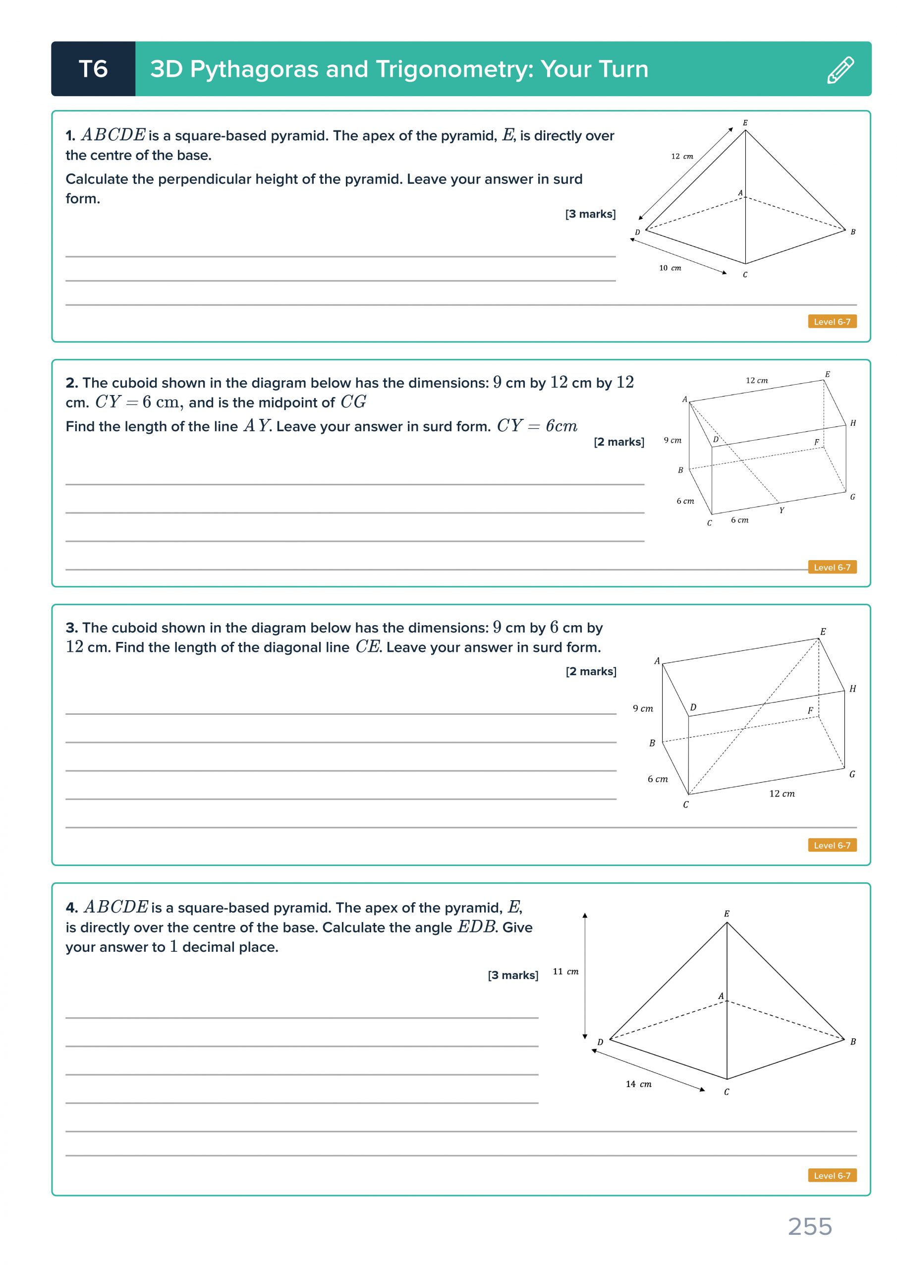 06-Trigonometry single boxes (HIGHER)