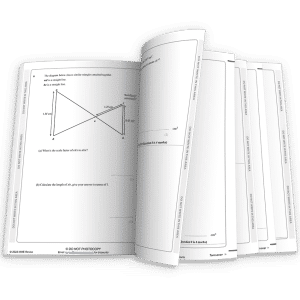 Edexcel iGCSE Maths Higher Set A open book flick
