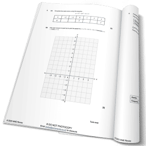 OCR GCSE Maths set A right page fold higher