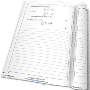 Edexcel Further Maths Core right page folded
