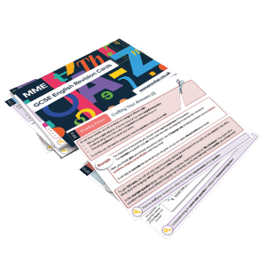 NEW GCSE English cards double stack tilted GCSE Lang