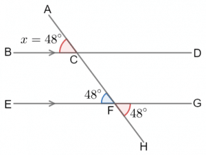 unknown vertically opposite corresponding f angle question answer