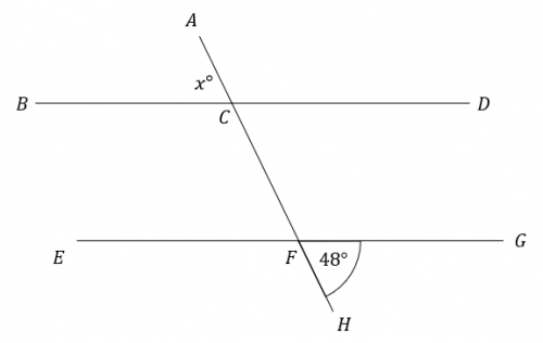 unknown vertically opposite corresponding f angle question
