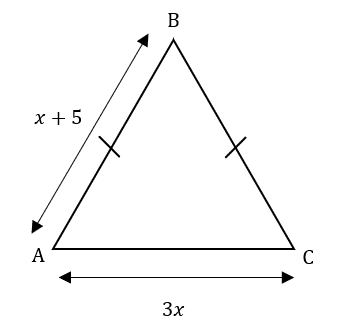 perimeter of isosceles triangle question