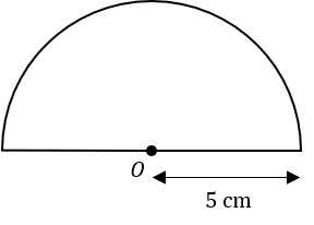 perimeter of semicircle question