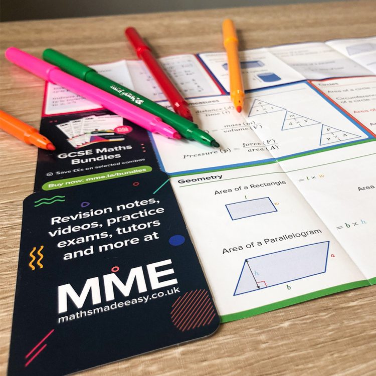 GCSE Maths Formula Sheet  All Exam Boards  MME